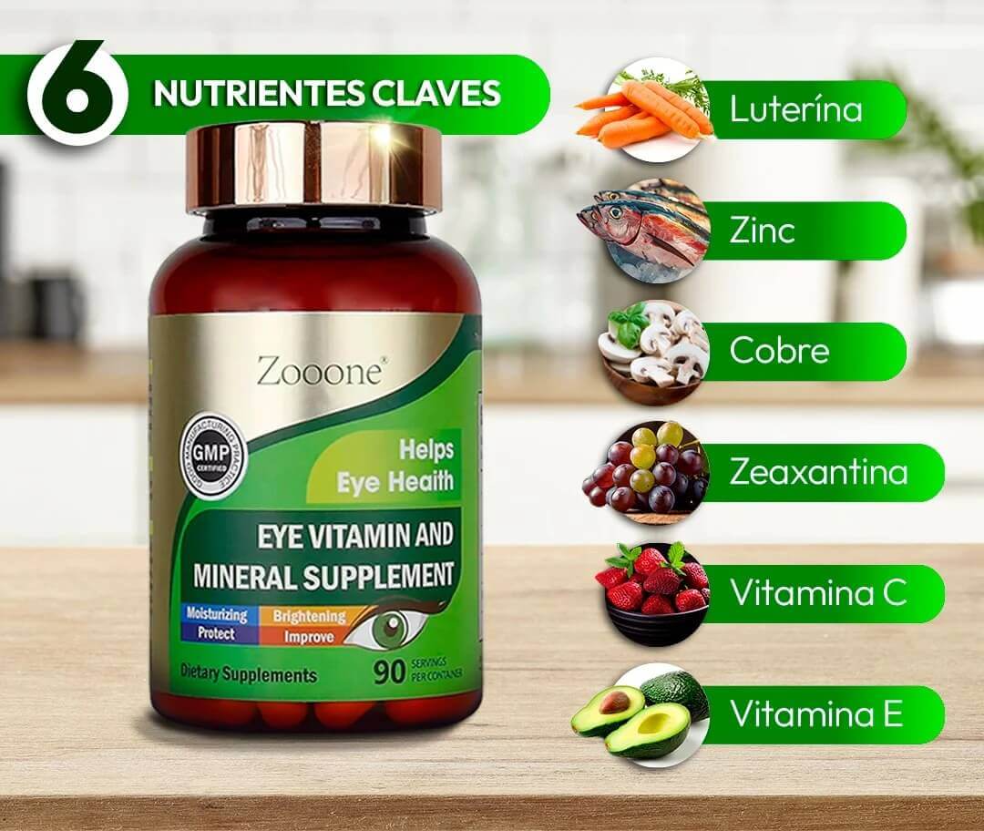 SUPLEMENTO DE PROTECCIÓN Y SALUD OCULAR ZOOONE™ ✅