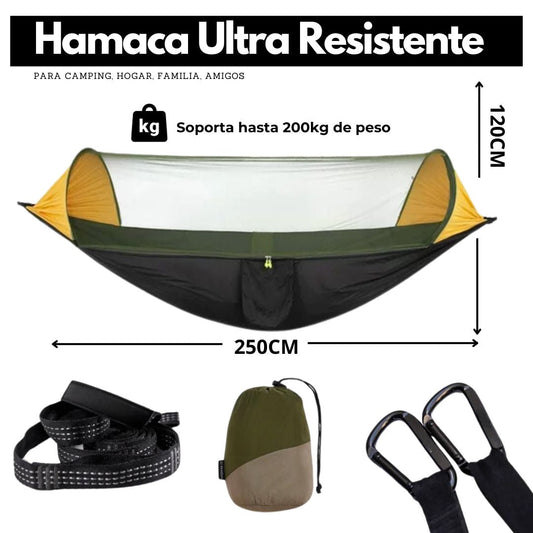 Relax® Hamaca Ultra Resistente - Con mosquitero