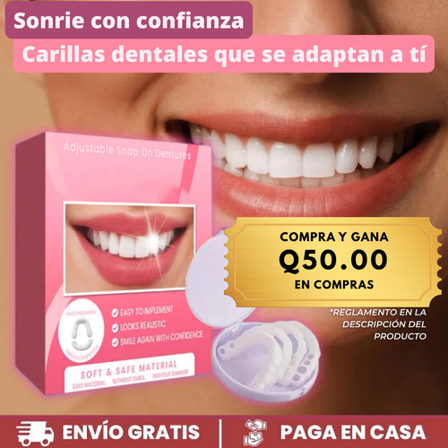 CARILLAS DENTALES SNAP-ON SMILE® – SONRISA MÁS ATRACTIVA AL INSTANTE