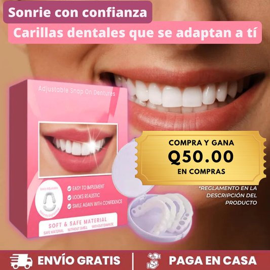 CARILLAS DENTALES SNAP-ON SMILE® – SONRISA MÁS ATRACTIVA AL INSTANTE