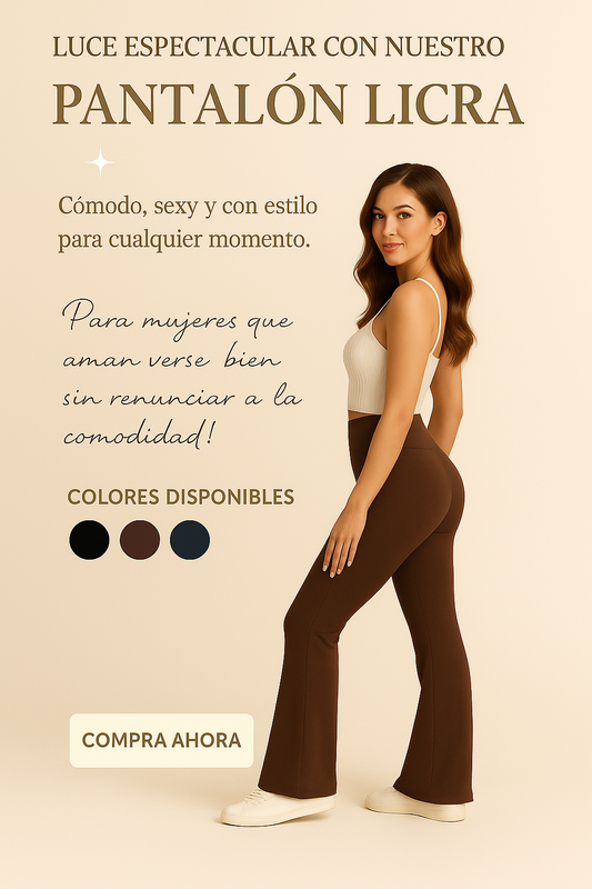 LEGGIN CON BOTA CAMPANA Y FAJA INTERNA EXCLUSIVO