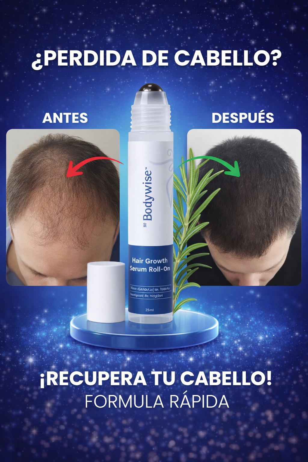 Roll-On Bodywise - Crecimiento Capilar™