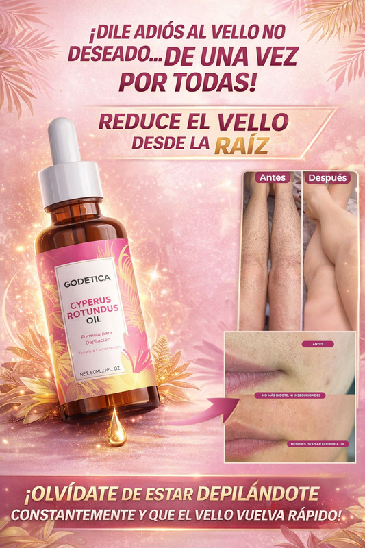Aceite Godetica™ - Menos Vello, Más Suavidad