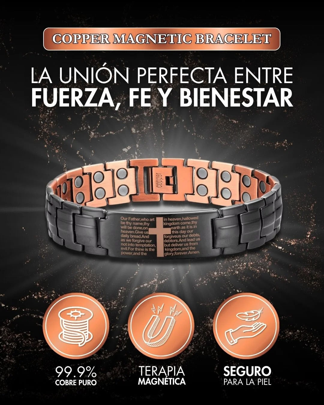 COPPER MAGNETIC BRACELET
